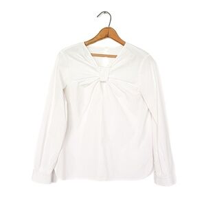 Carolina‎ Herrera White Wide Sleeve Blouse - XS/S
